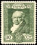 Spain 1930 Goya 10 CTS Verde Edifil 504. España 1930 504. Subida por susofe